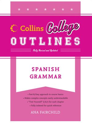 Spanish Grammar - ebook